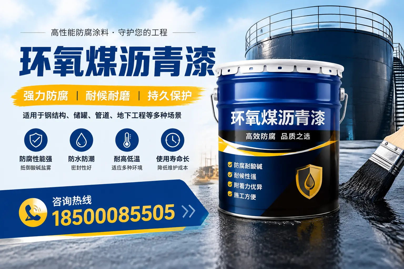环氧煤沥青漆在工业中的应用，芜湖企业的选择